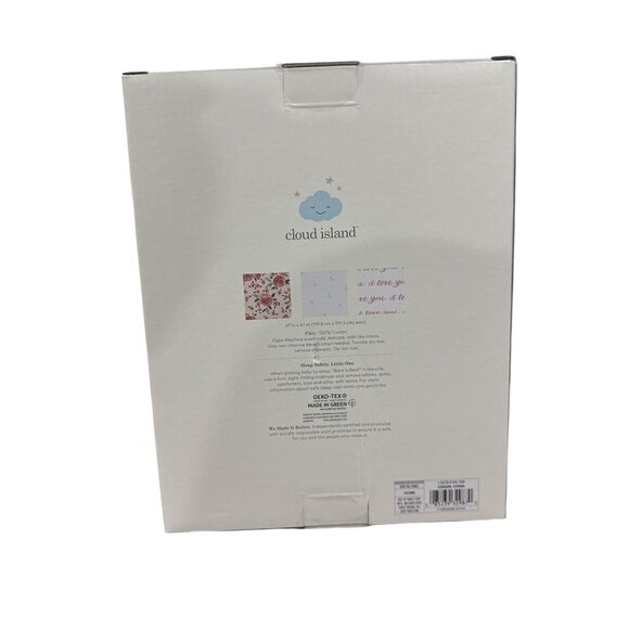 CLOUD ISLAND Muslin Pink Blankets 100% Cotton 3 blankets - Picture 3 of 5